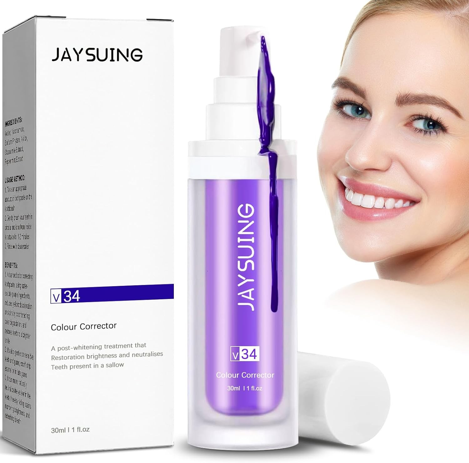 Blanqueador Dental Morada V34