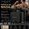 Pistola de masaje grande con maletín + cabezales