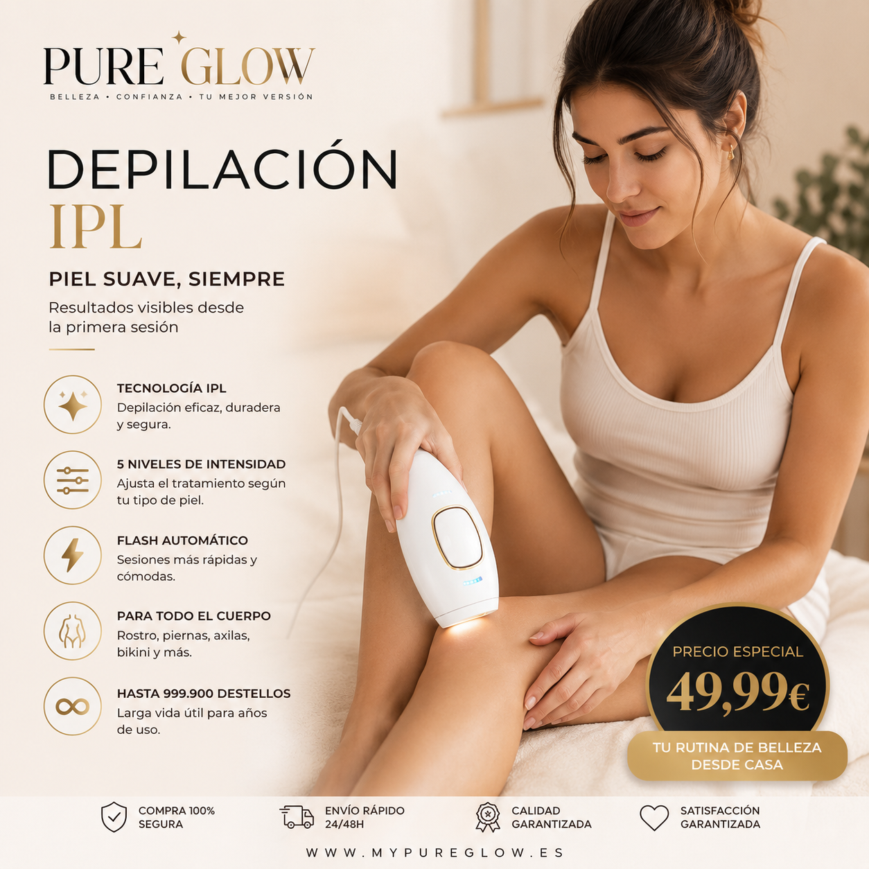 Depiladora de laser IPL