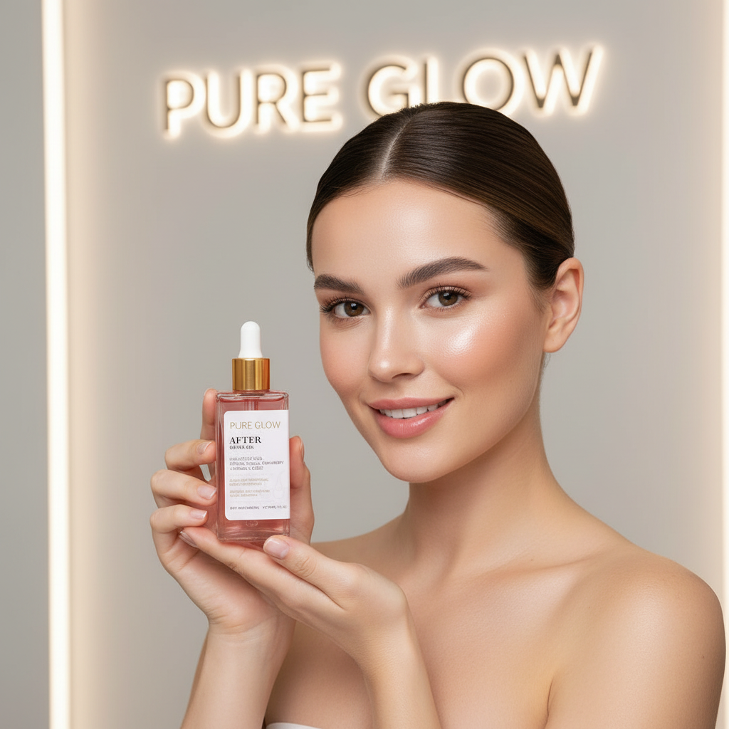 Aceite calmante after shave con fragancia de fresa y vainilla