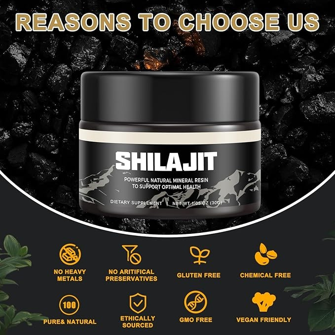 SHILAJIT Resina orgánica pura del Himalaya 100g